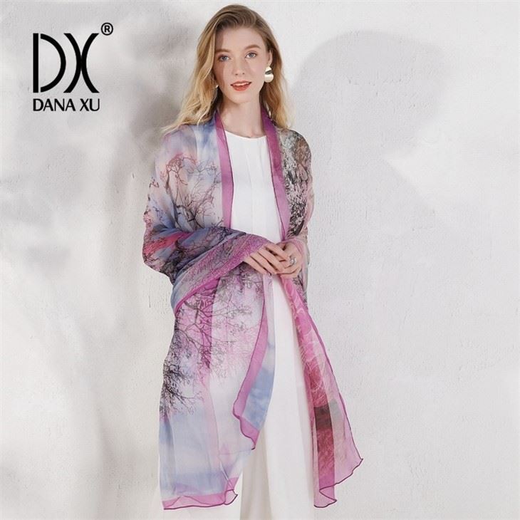 Square Scarf Silk Scar