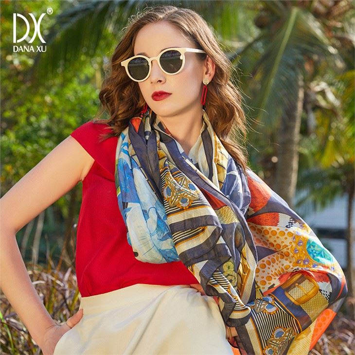 Soft Shawl Beach Silk Wrap