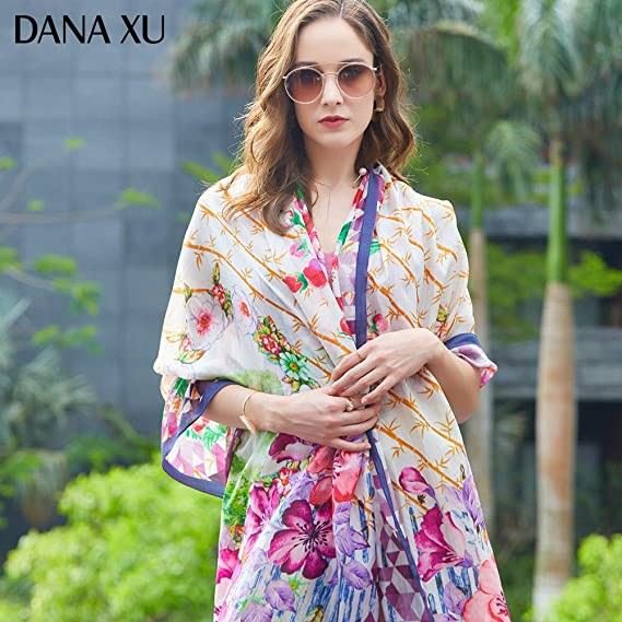 Garden Silk Chiffon Wrap factory