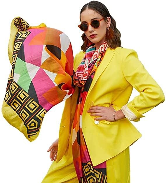 Garden Silk Chiffon Wrap for sale