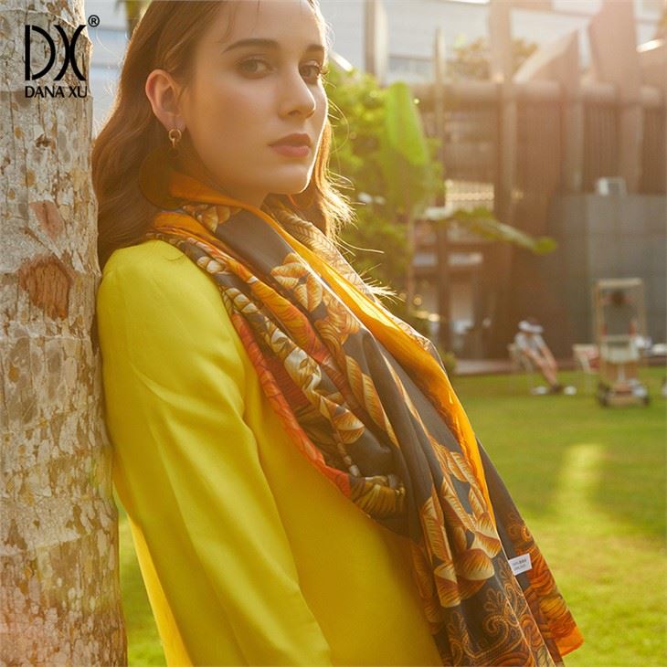 Large Size Mulberry Silk Shawl Scarf suppliers