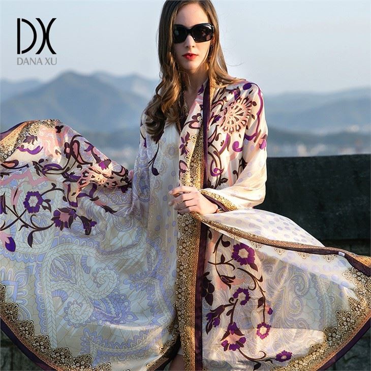 Magnificent Print Silk Scarf