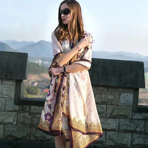 Natural Silk Plus Size Silk Wrap Dress for sale