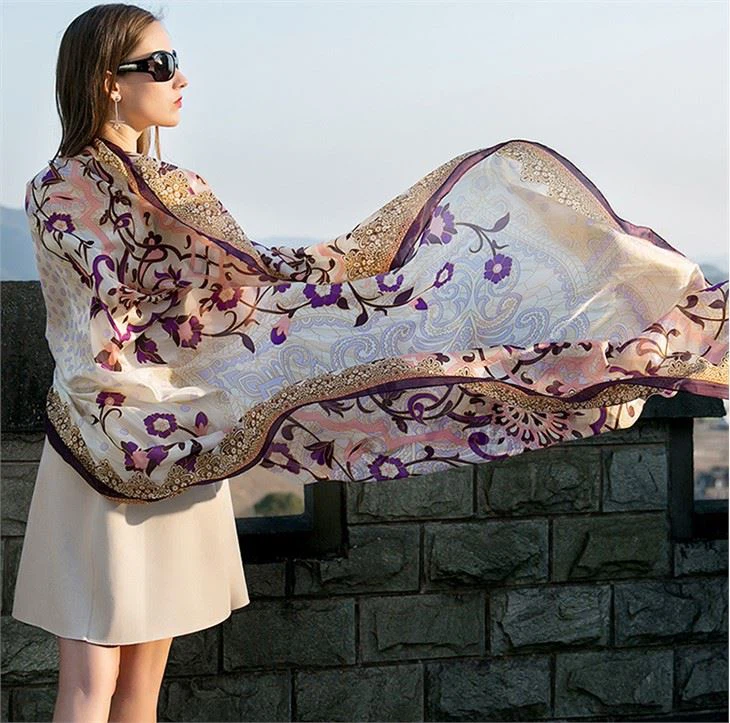 Natural Silk Plus Size Silk Wrap Dress