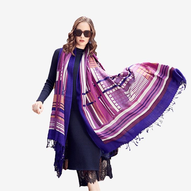 New Classic Stole Tassel Long Wool Scarfs