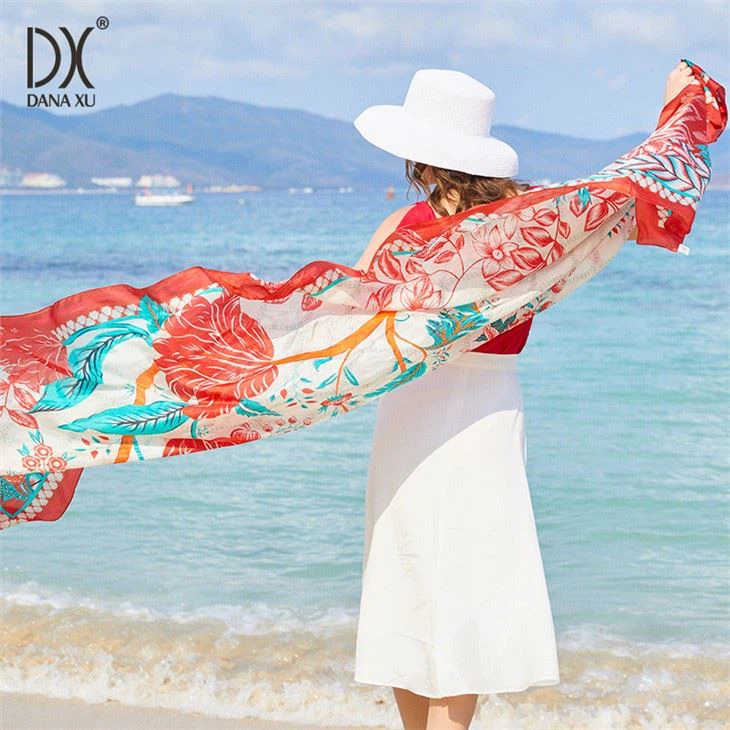 New Design Summer Silk Shawl Wrap for sale