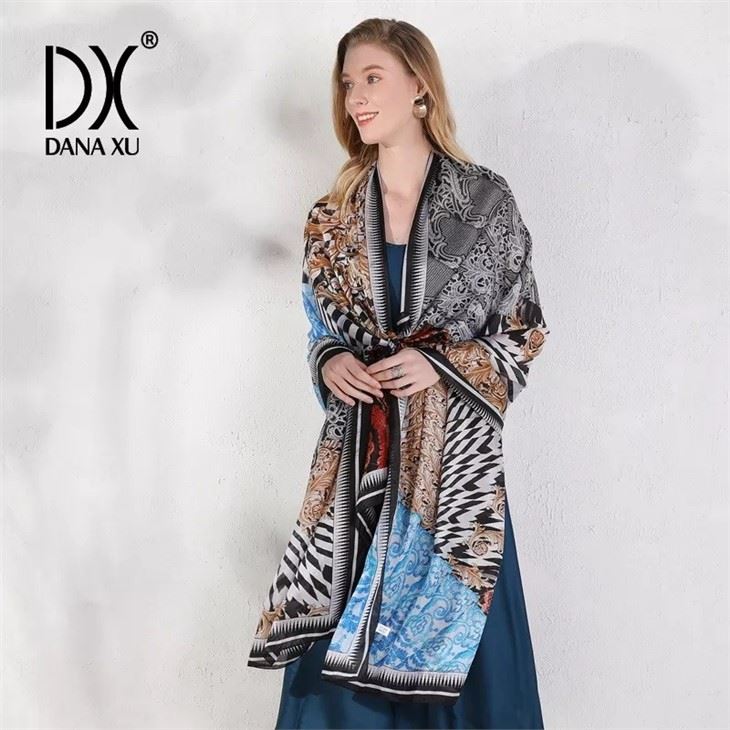 Large Size Square Silk Scarf