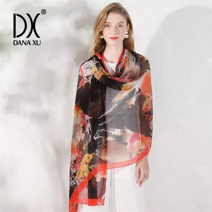 Scarf Silk Bandana Shawl