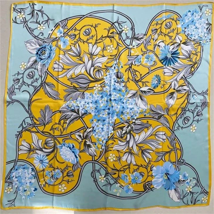 china Pure Satin 100% Silk Scarf Square Scarf