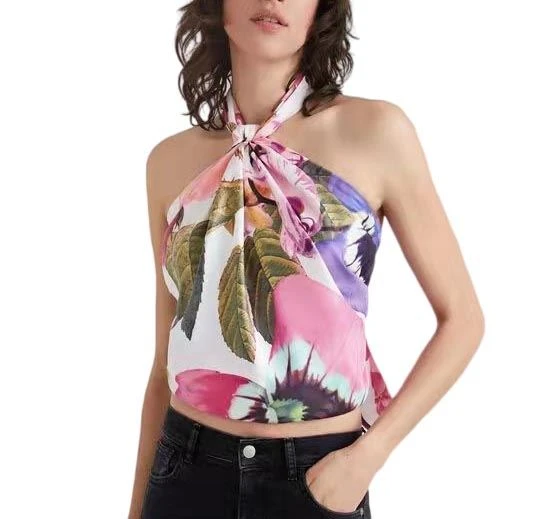 Romance Floral Printed Square Scarf