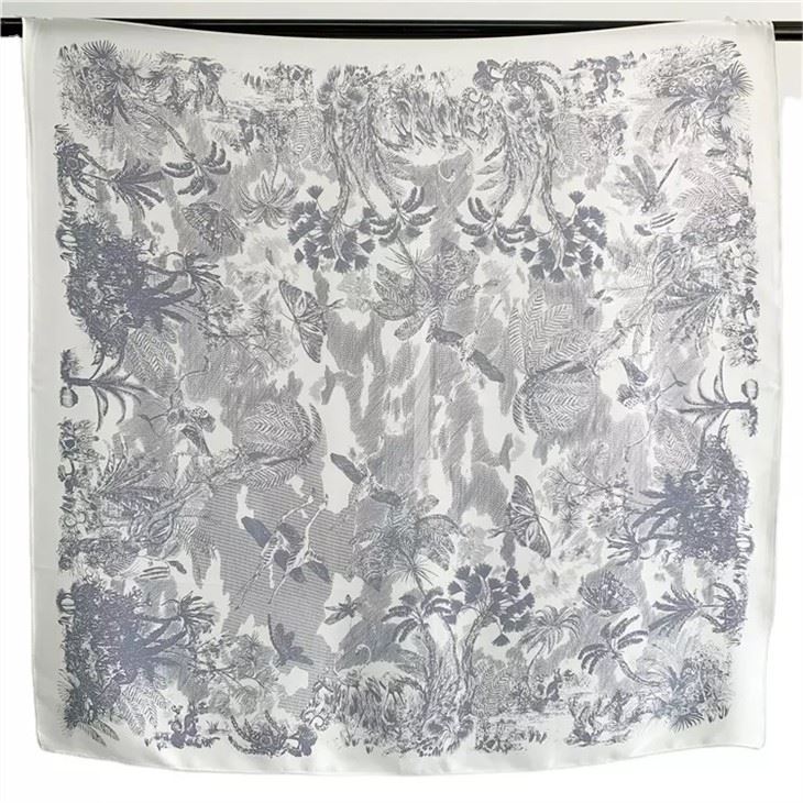 Satin Square Scarf Digital Printing