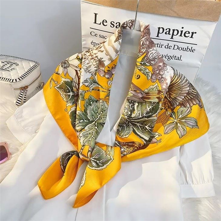 Satin Square Scarf Digital Printing for sale