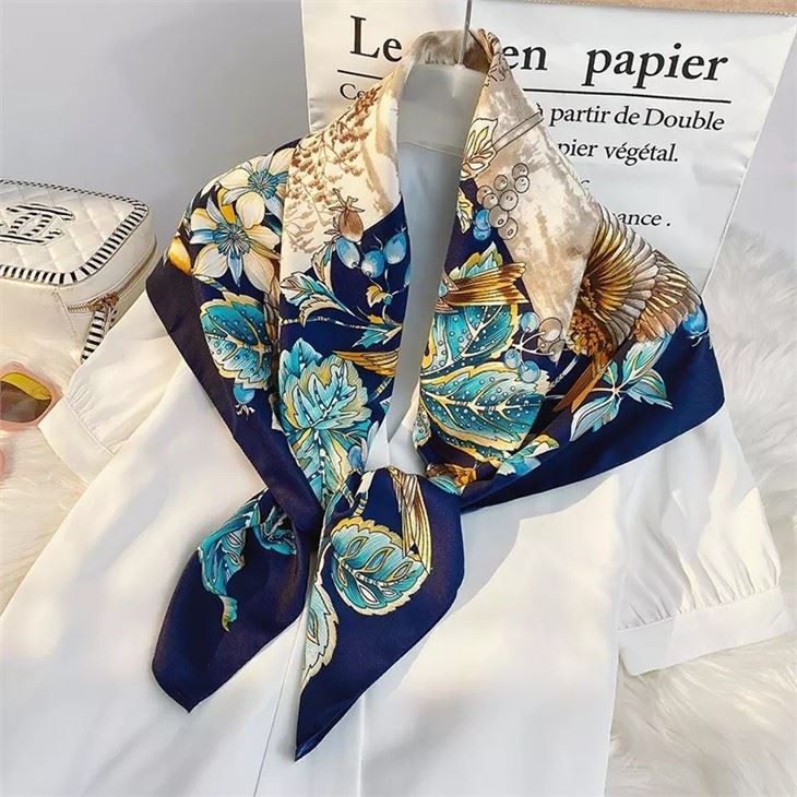 china Satin Square Scarf Digital Printing