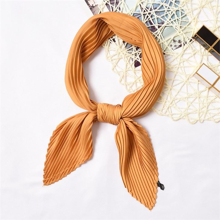 Silk Neck Scarf Wrinkle Scarves suppliers