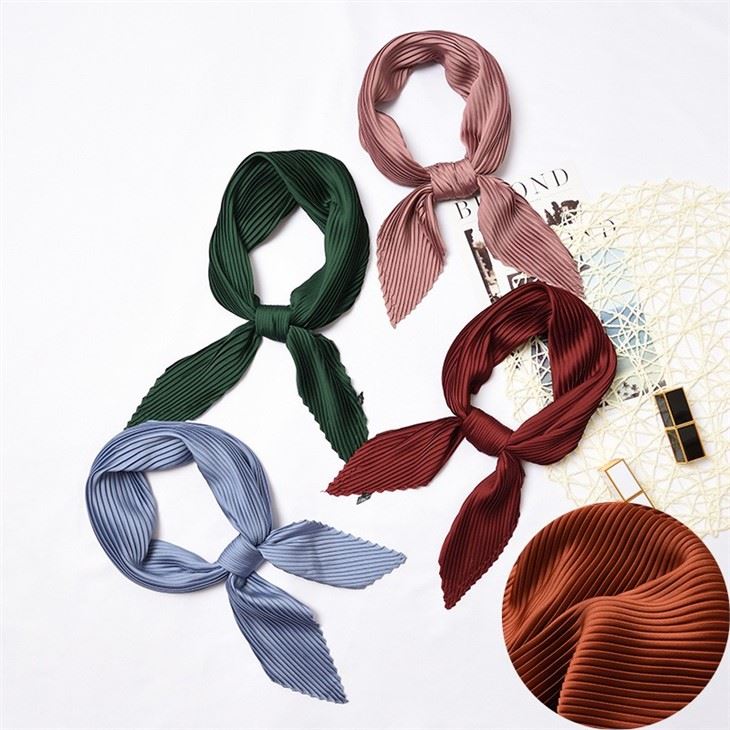 Customized Silk Neck Scarf Wrinkle Scarves