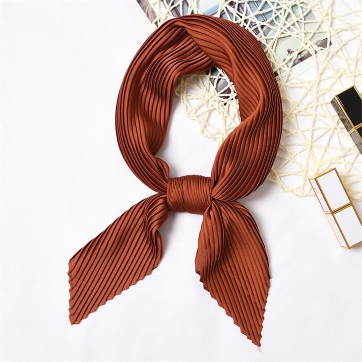 cheap Silk Neck Scarf Wrinkle Scarves
