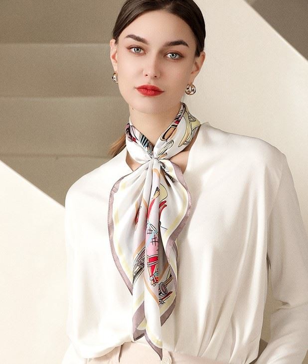 Silk Satin Edge Scarves Manufacturers