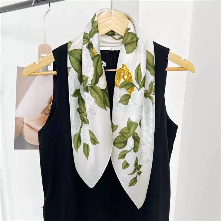 Silk Satin Head Hijab Designer Scarves Manufacturers