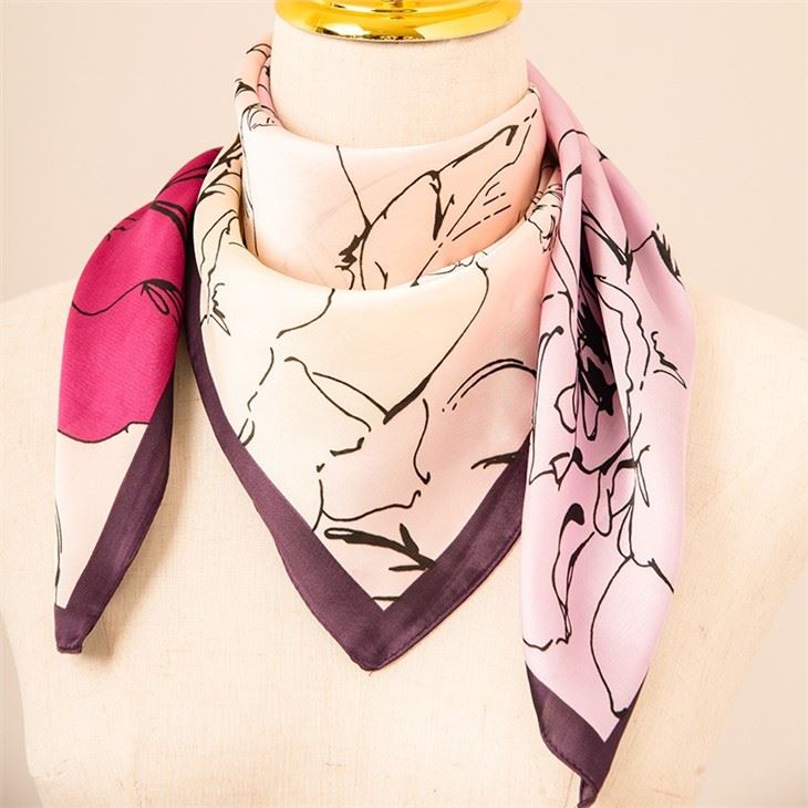 Silk Satin Scarf 