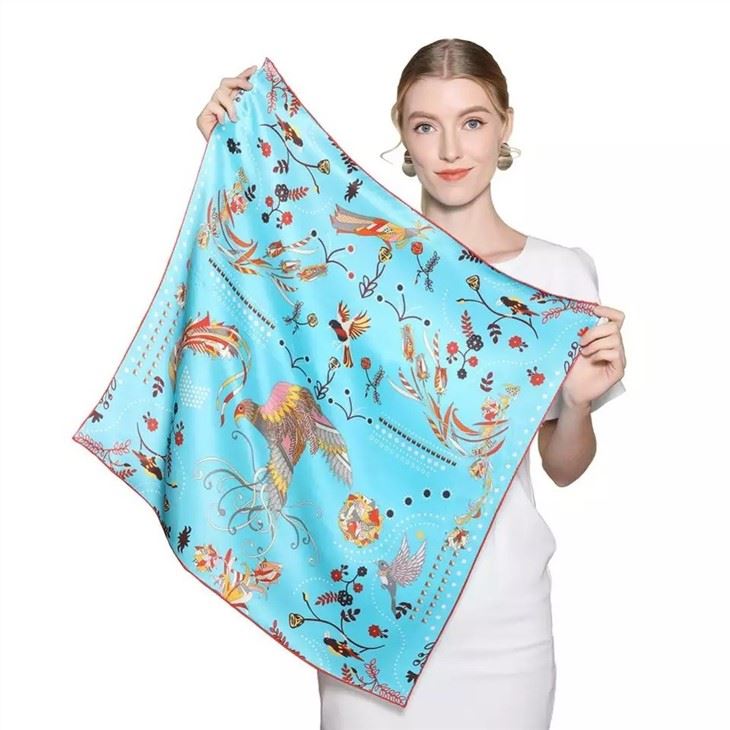 cheap Silk Square Scarf For Women Stylish