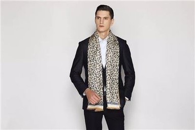 DX 2022 Wholesale Men 100% Silk Scarf Custom Stripes Scarves