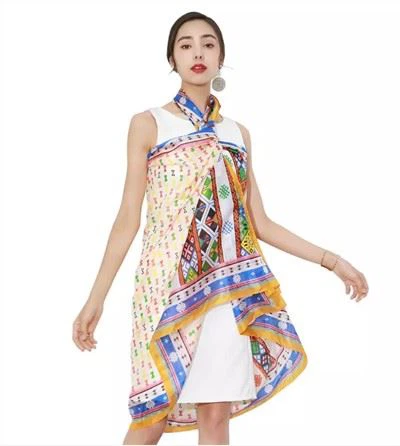 Luxury Pure Silk Scarf Shawl Long Size Stole Hijab