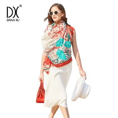 New Design Summer Silk Shawl Wrap