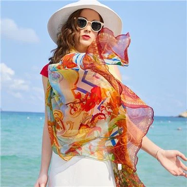 Own Design Silk Square Scarf