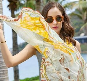 Vibrant Fashion Silk Square Scarf