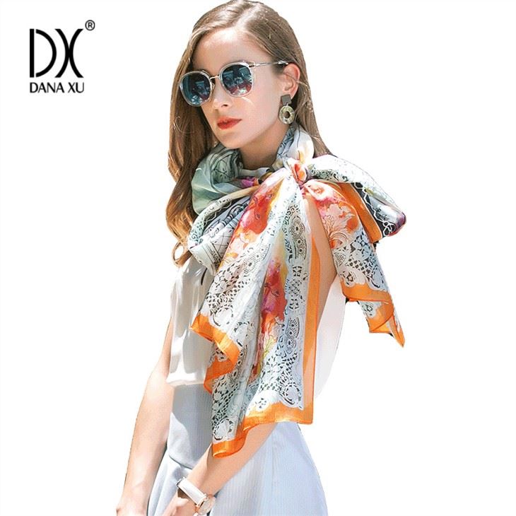White Pure Silk Shawl Wrap