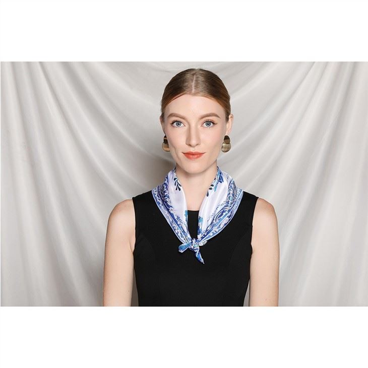 Wholesale  Silk Head Scarf Print