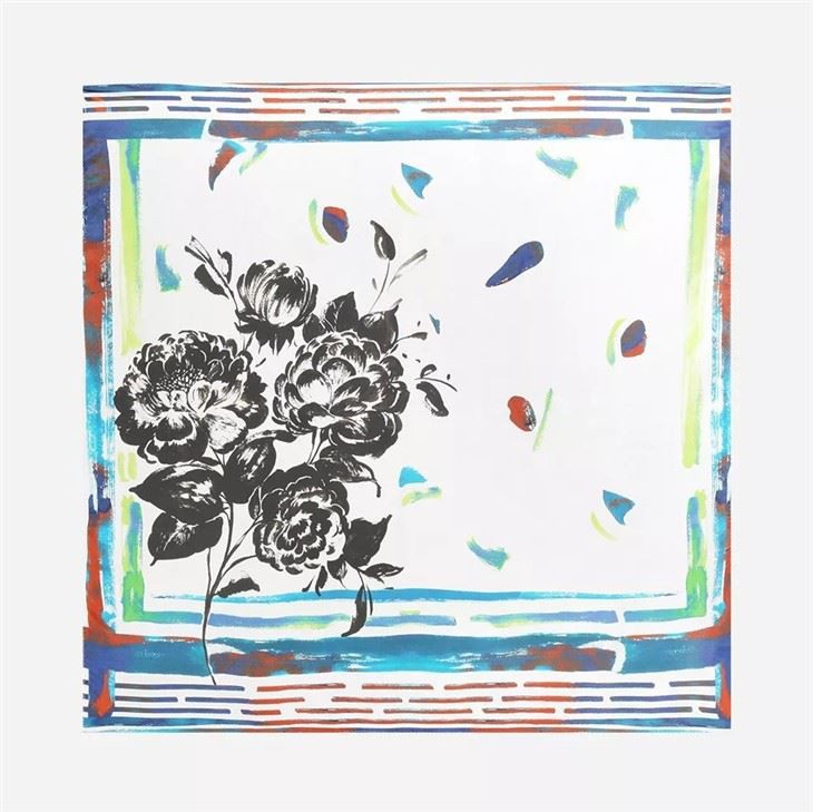 Wholesale Square Silk Head Scarf Print Manufacturers