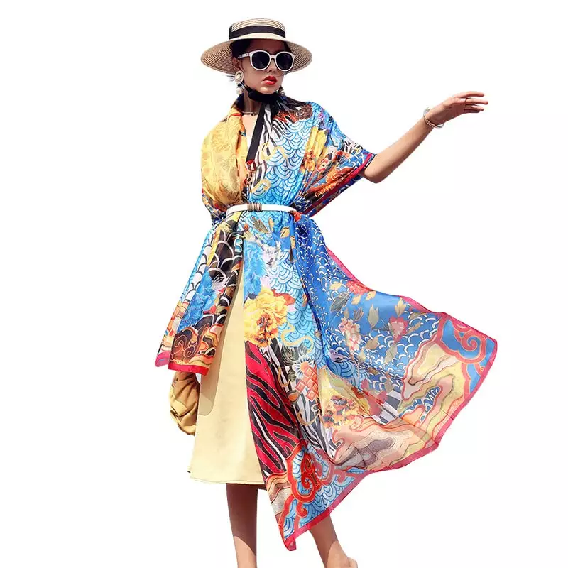 Wholesale Summer 100% Silk Chiffon Scarves
