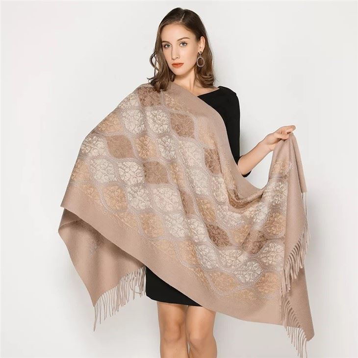 Winter Scarf Embroidered Shawl Ponchos For Women Manufacturers