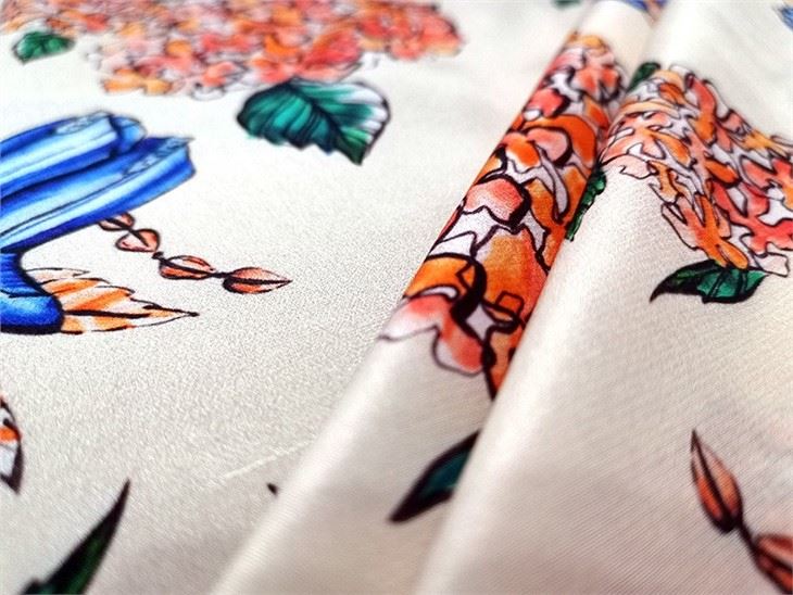 12MM 100% Mulberry Silk Crepe De Chine Width 140cm Clothing Fabric