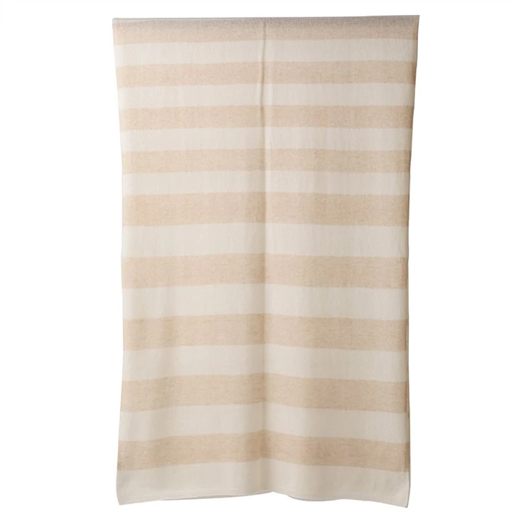Double-Color Striped Cashmere Warm Scarf Long Size Women's Shawl