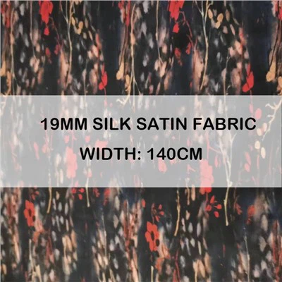 19MM 100% Mulberry Silk Plain Crepe Satin Width 140cm Silk Fabric