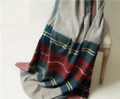 Thickened Warm Wool Blanket Winter Household Jacquard Wool Shawl