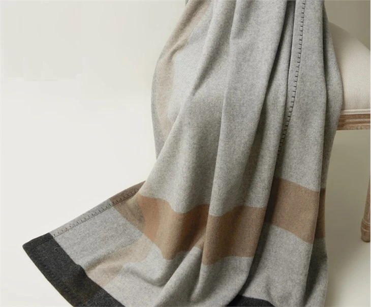 Thickened Warm Wool Blanket Winter Household Jacquard Wool Shawl