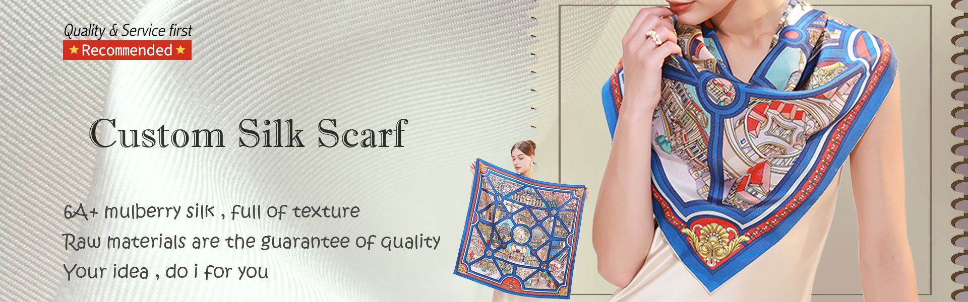 Custom Silk Scarf